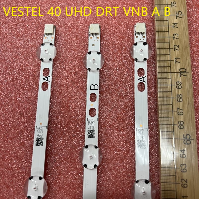 3pcs LED VESTEL 40 UHD DRT VNB A B LT-40C860 LT..